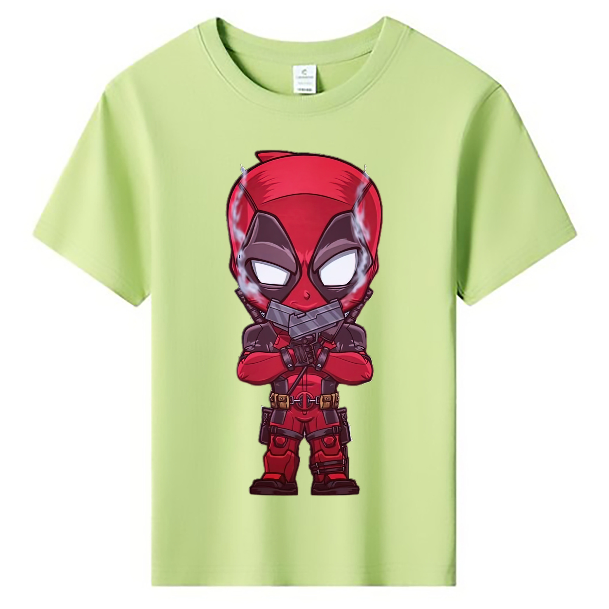 （画像用） Deadpool デッドプール 綿100％キッズTシャツ（フロントプリント）